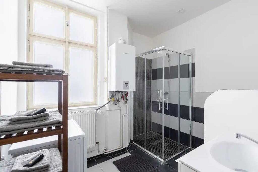Spacious Apartment With Balcony At Wenceslas Sq Prag Eksteriør billede